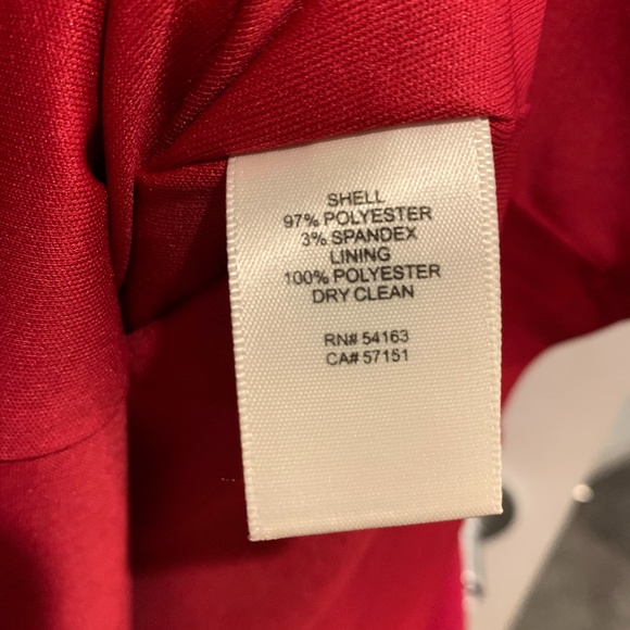 ELIZA J Dress 14P Stretch Ruffle Crepe Sheath Minidress in Berry - Picture 9 of 9